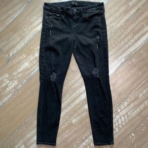 Vince. distressed black skinny jeans size 29